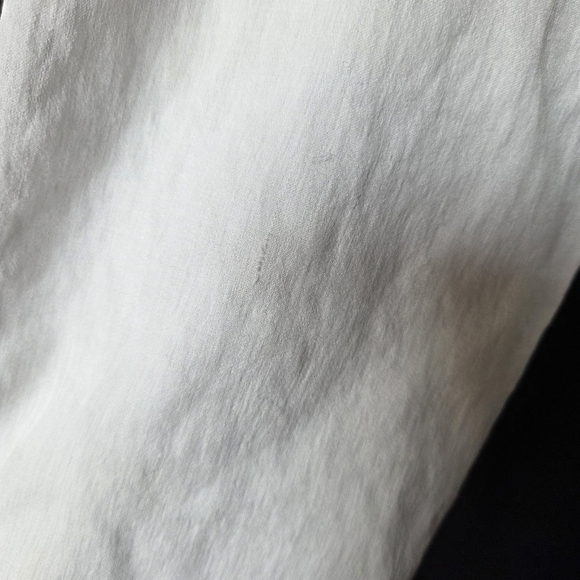 ZARA White Lace Trim Blouse Medium - Picture 10 of 11